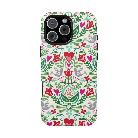 Rosemaling iPhone MagSafe Tough Case iPhone 16 Pro Max Matte