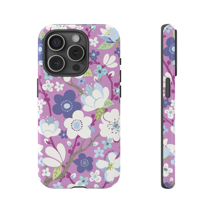 Cherry Blossoms iPhone Tough Case iPhone 15 Pro Glossy