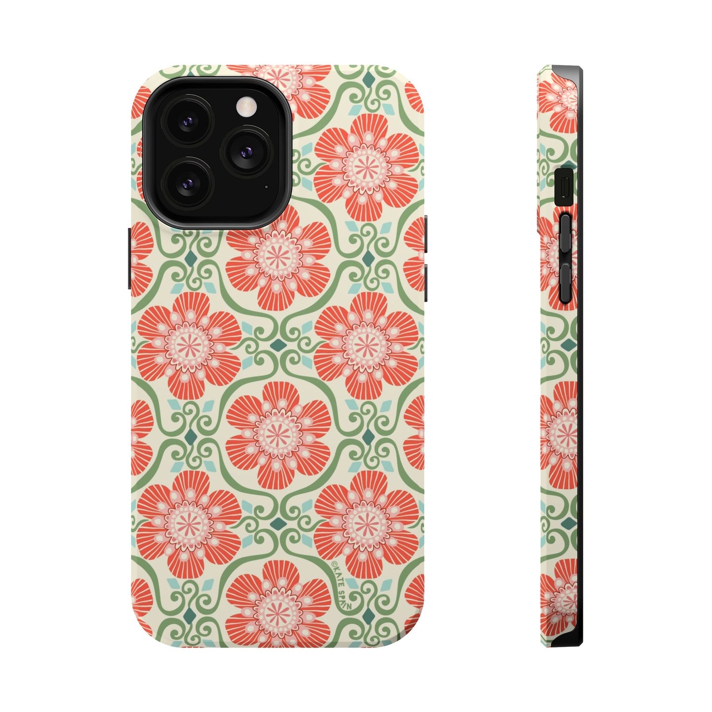 Barcelona Flowers iPhone MagSafe Case iPhone 13 Pro Max Matte