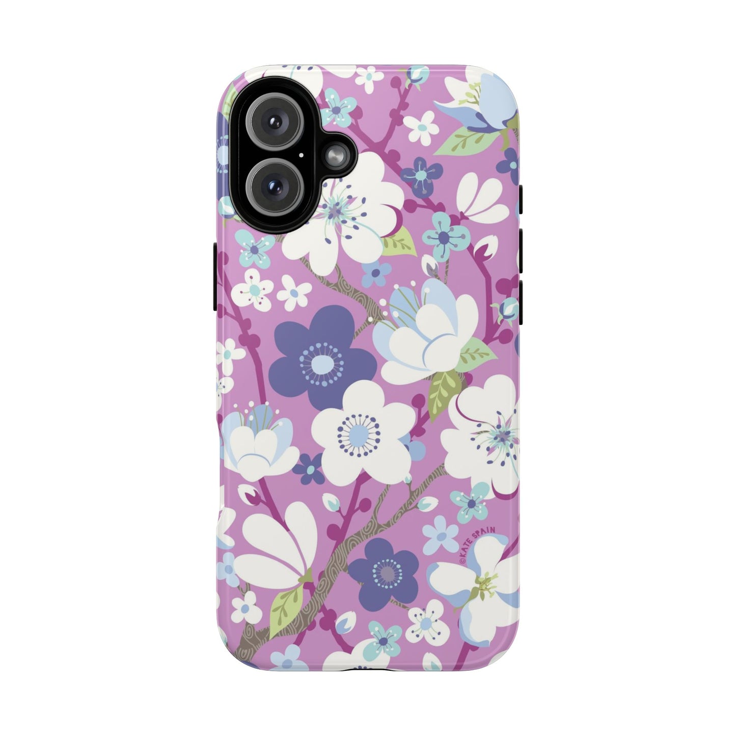 Cherry Blossoms iPhone Tough Case iPhone 16 Plus Glossy