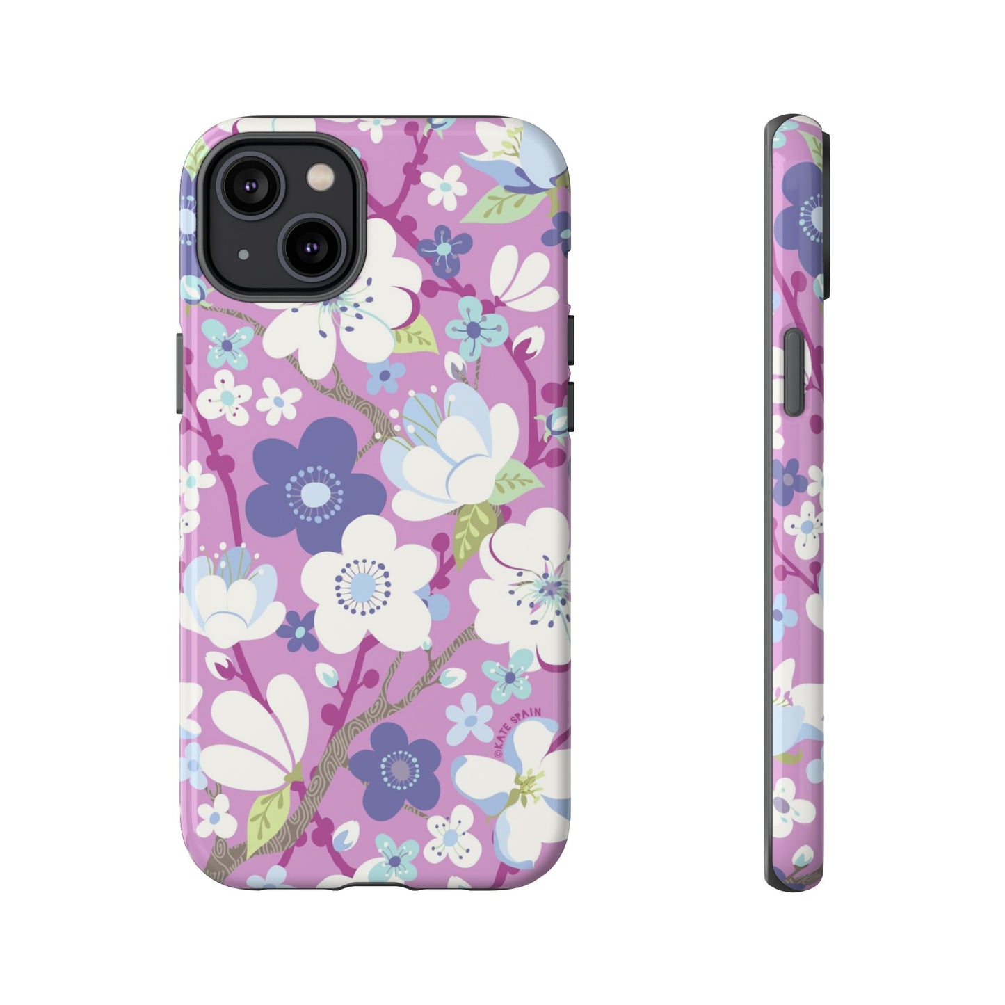 Cherry Blossoms iPhone Tough Case iPhone 14 Plus Glossy