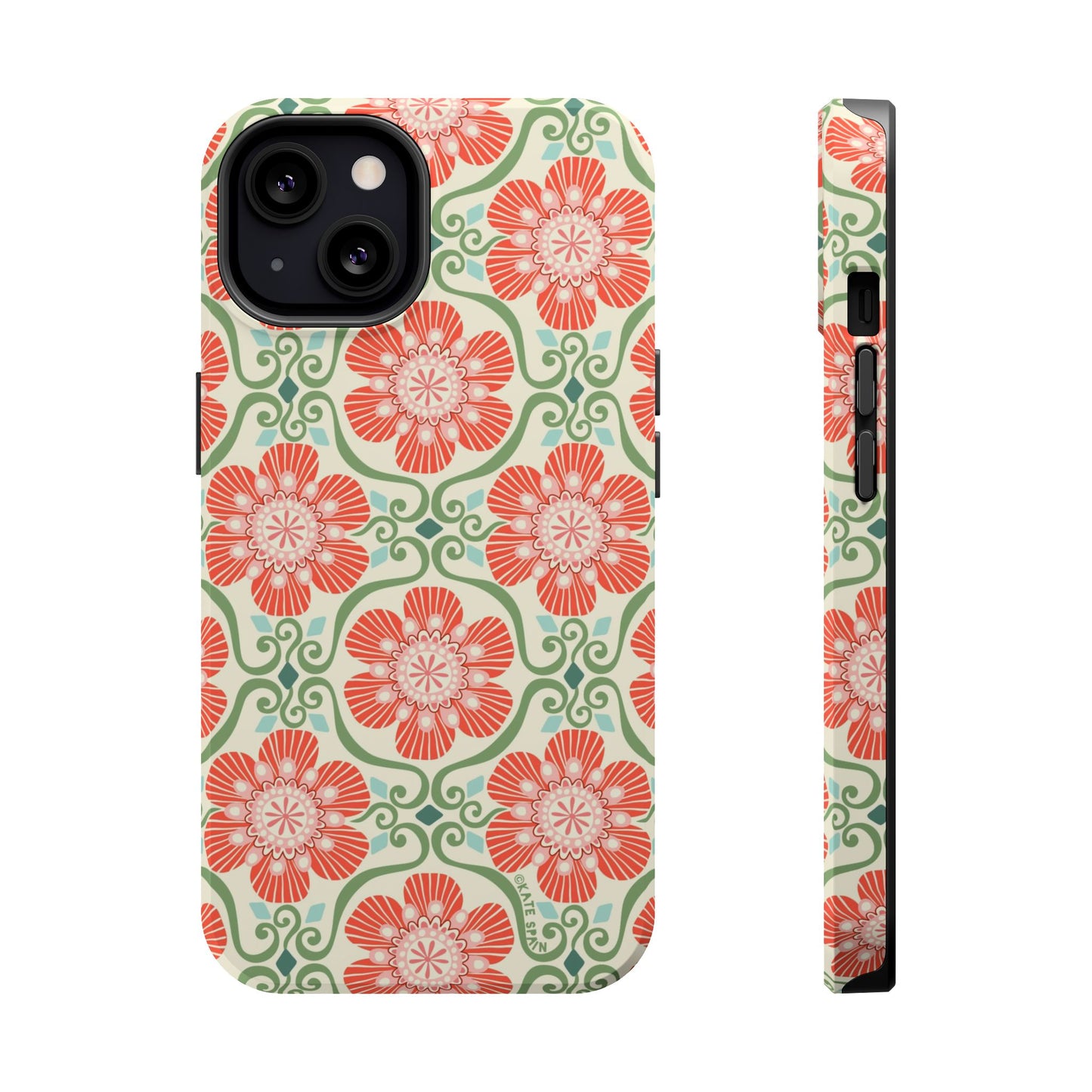 Barcelona Flowers iPhone MagSafe Case iPhone 13 Glossy