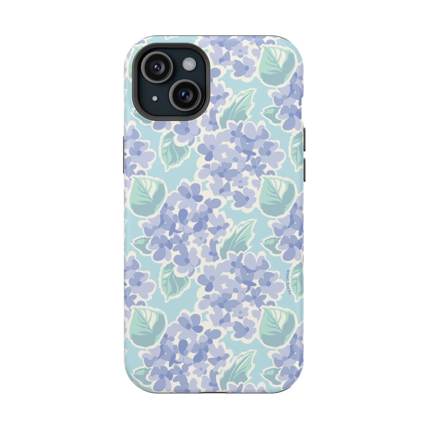 Nantucket Hydrangea MagSafe Tough Case iPhone 15 Plus Matte