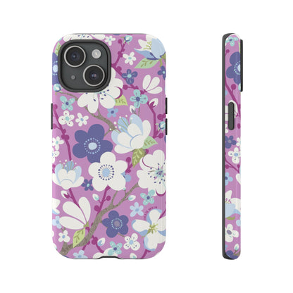 Cherry Blossoms iPhone Tough Case iPhone 15 Glossy