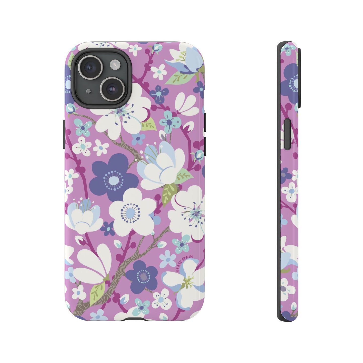 Cherry Blossoms iPhone Tough Case iPhone 15 Plus Glossy