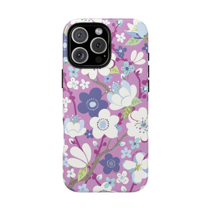 Cherry Blossoms iPhone Tough Case iPhone 16 Pro Max Glossy