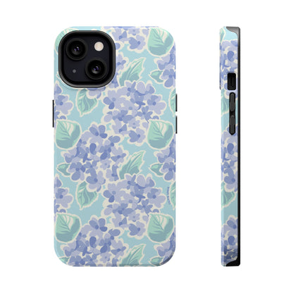 Nantucket Hydrangea MagSafe Tough Case iPhone 13 Glossy