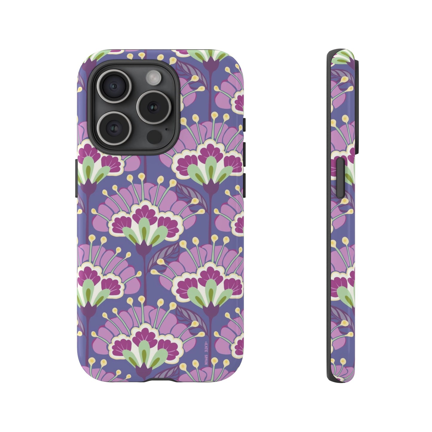 Lantern Flower iPhone Tough Case iPhone 15 Pro Glossy