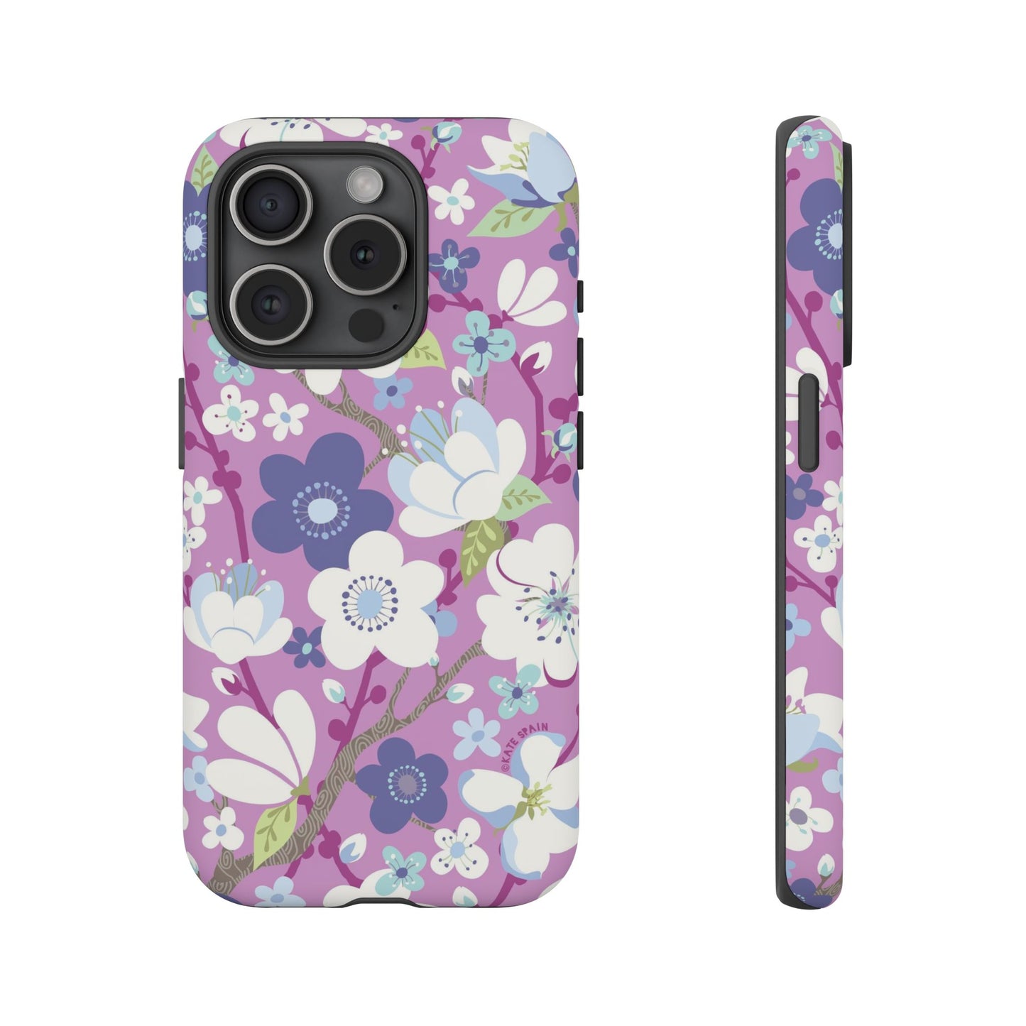 Cherry Blossoms iPhone Tough Case iPhone 15 Pro Matte