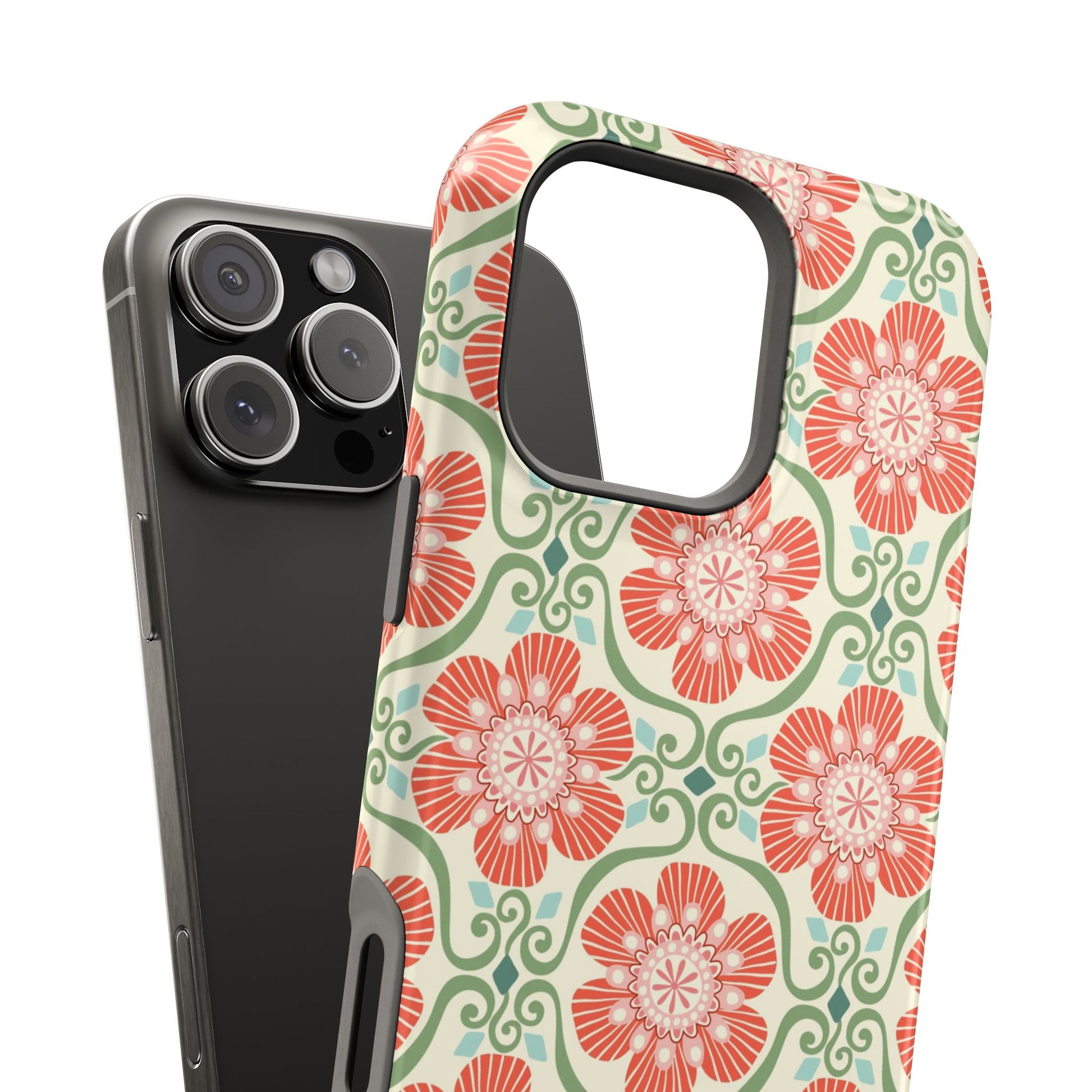 Barcelona Flowers iPhone MagSafe Case