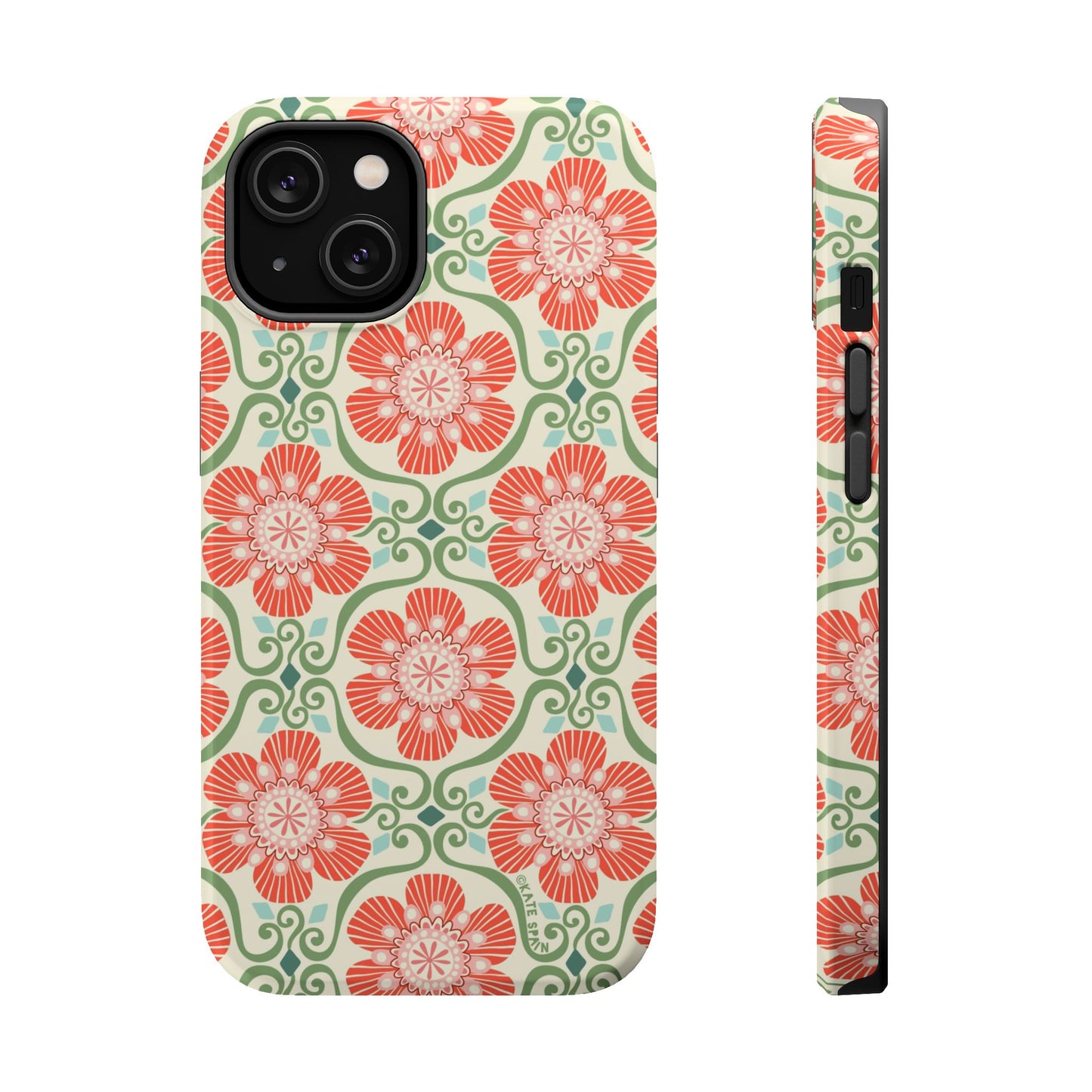 Barcelona Flowers iPhone MagSafe Case iPhone 14 Glossy