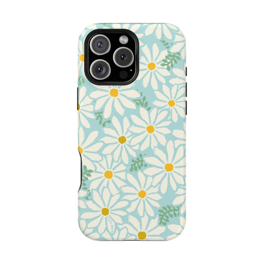 Daisies iPhone MagSafe Tough Case iPhone 16 Pro Max Matte