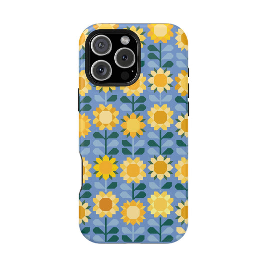 Sunflowers iPhone MagSafe Tough Case iPhone 16 Pro Max Matte