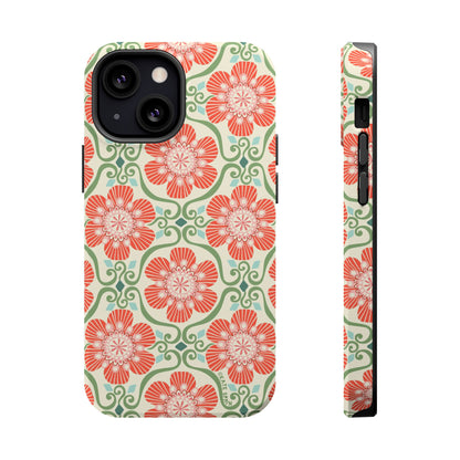 Barcelona Flowers iPhone MagSafe Case iPhone 13 Mini Matte