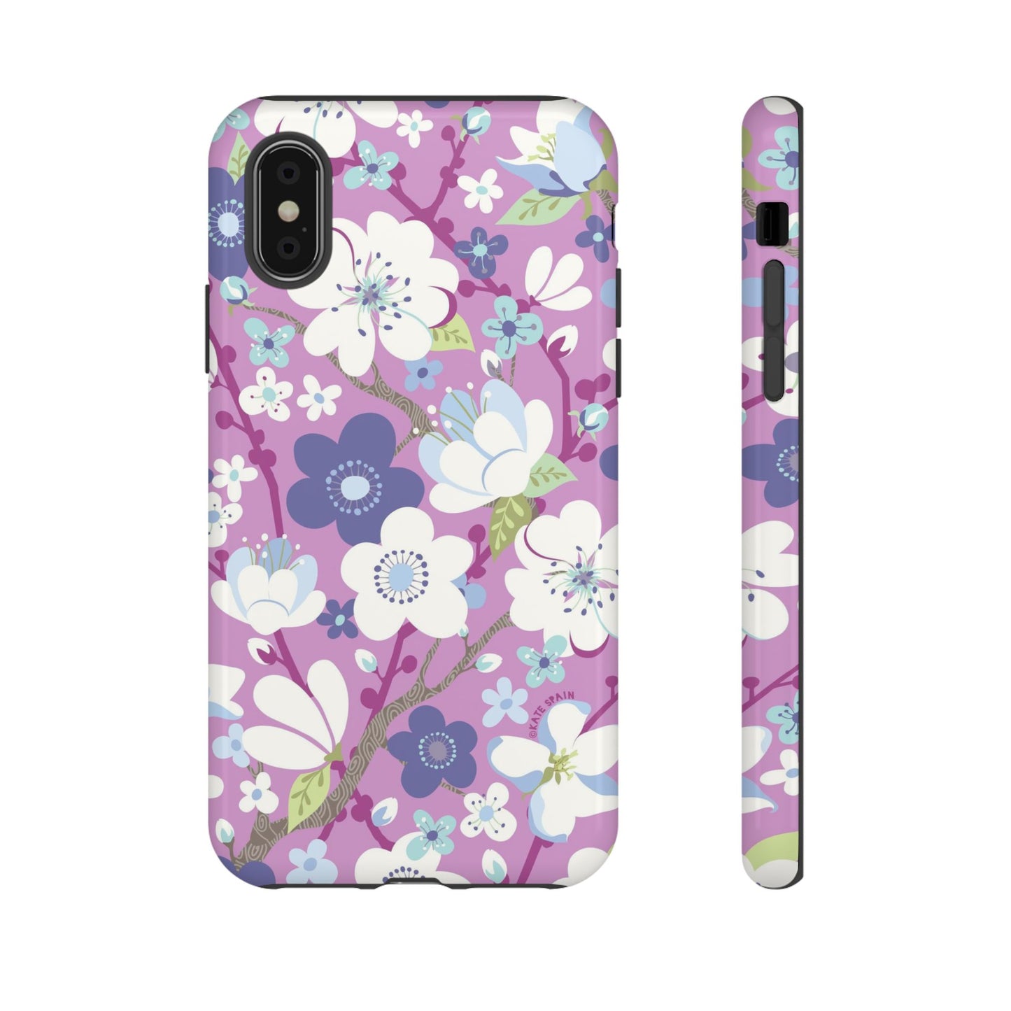 Cherry Blossoms iPhone Tough Case iPhone XS Glossy