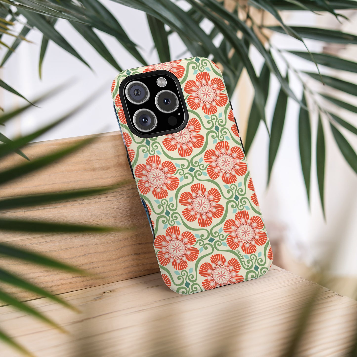 Barcelona Flowers iPhone MagSafe Case