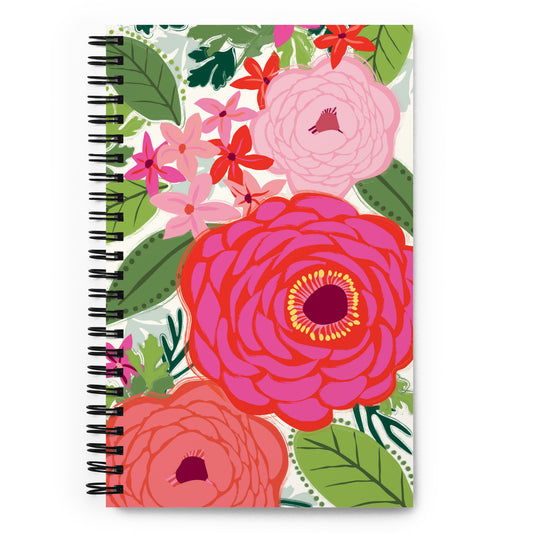 Buttercup Spiral Notebook Bold Flowers Default Title