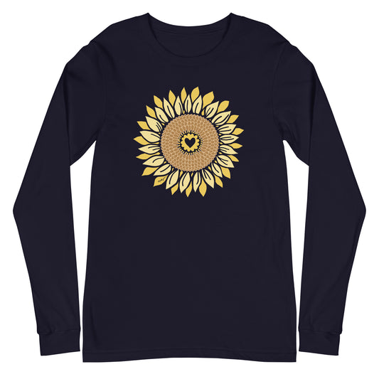 Sunflower Long Sleeve T-Shirt Navy